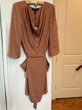 BCBGMaxAzria dress Bronzy Rust Alex NWT